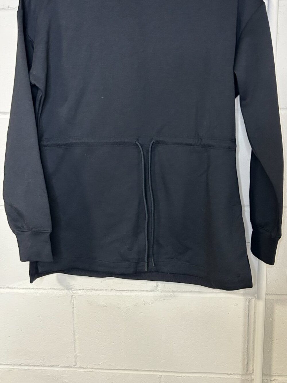 Athleta Sweater Womens Extra Small Sweatshirt Anorak Drawstring Waist Turtleneck - Picture 3 of 7